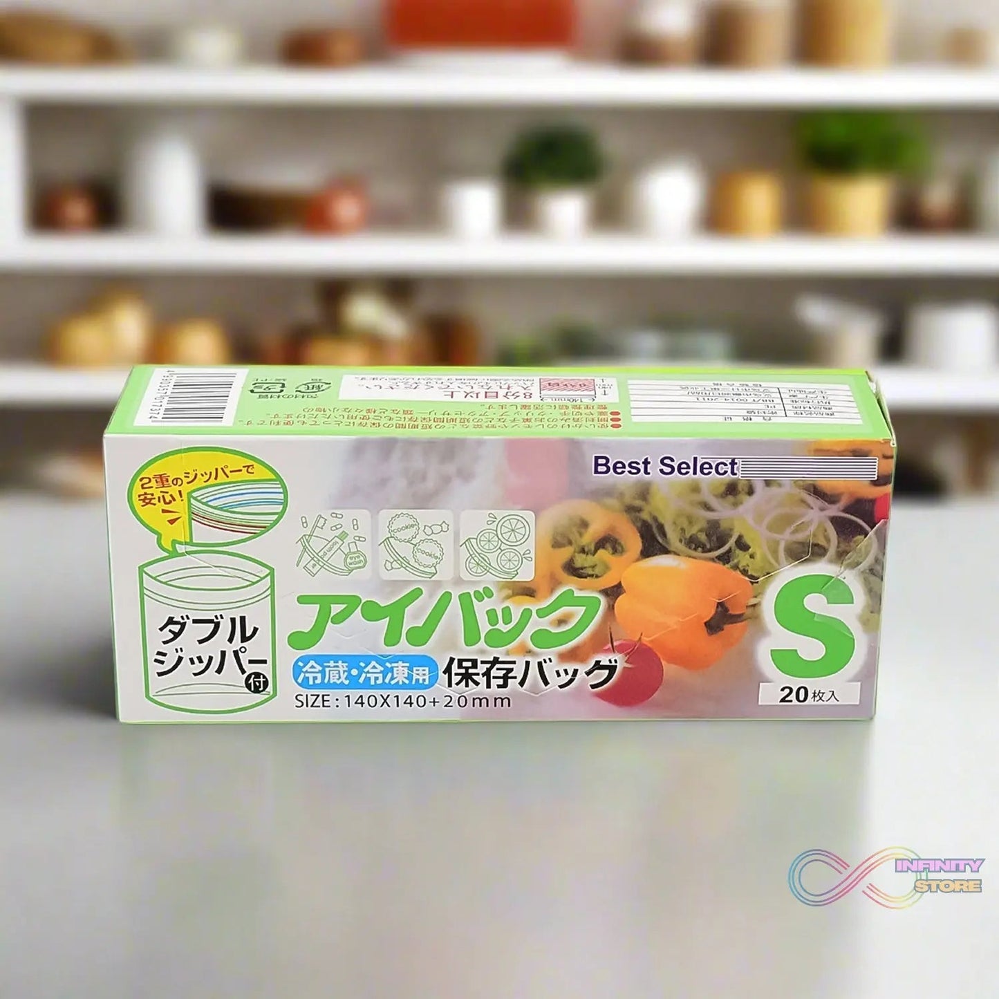 Small Food Seal Bag | Transparent Fresh Food Bags (20 Pcs Set) - infinityexculsivestore.com