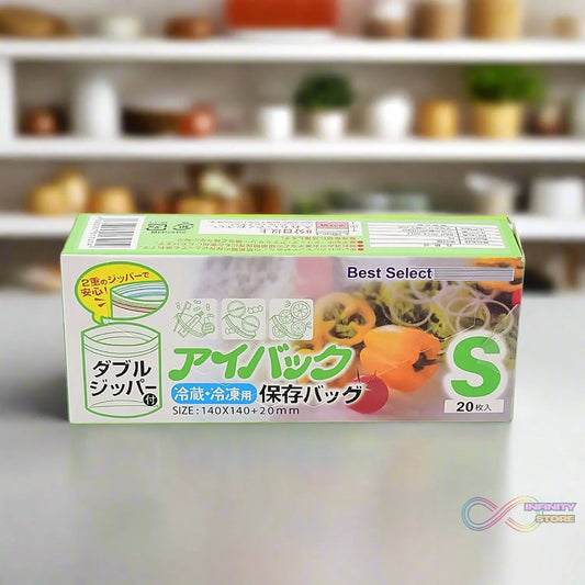 Small Food Seal Bag | Transparent Fresh Food Bags (20 Pcs Set) - infinityexculsivestore.com