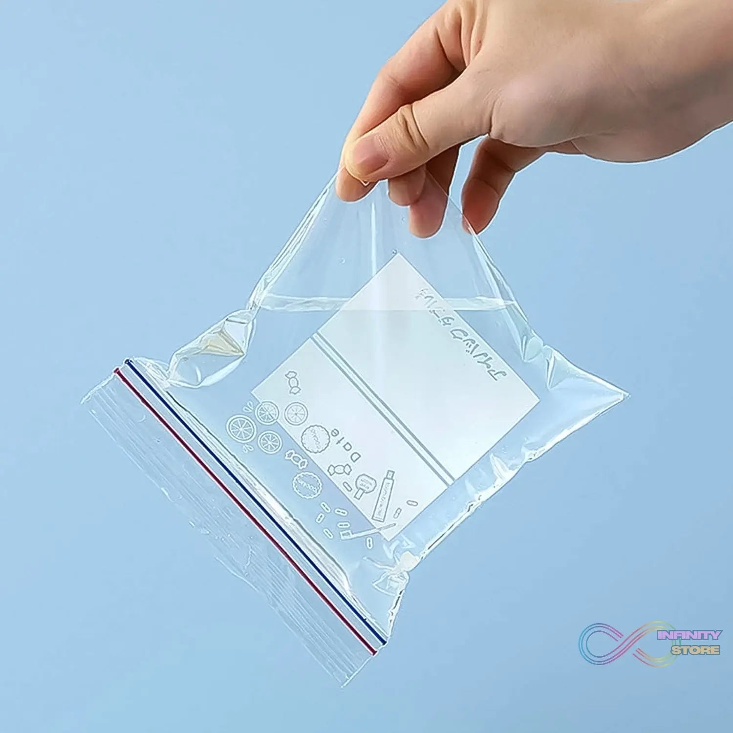 Small Food Seal Bag | Transparent Fresh Food Bags (20 Pcs Set) - infinityexculsivestore.com