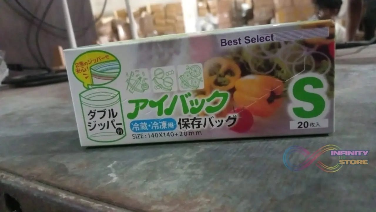 Small Food Seal Bag | Transparent Fresh Food Bags (20 Pcs Set) - infinityexculsivestore.com