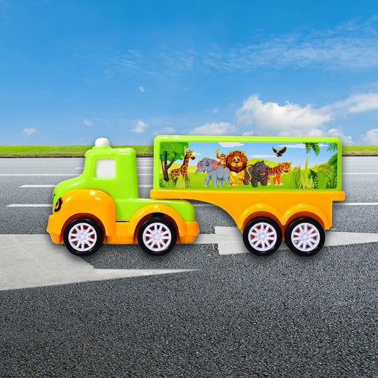 Small Green and yellow Toy Truck. - infinityexculsivestore.com
