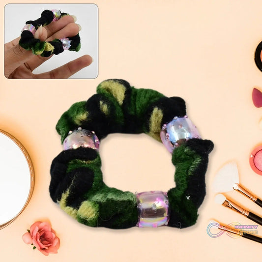 Small Hair Rubber Bands (Pack of 1 / Multicolour / Design) - infinityexculsivestore.com