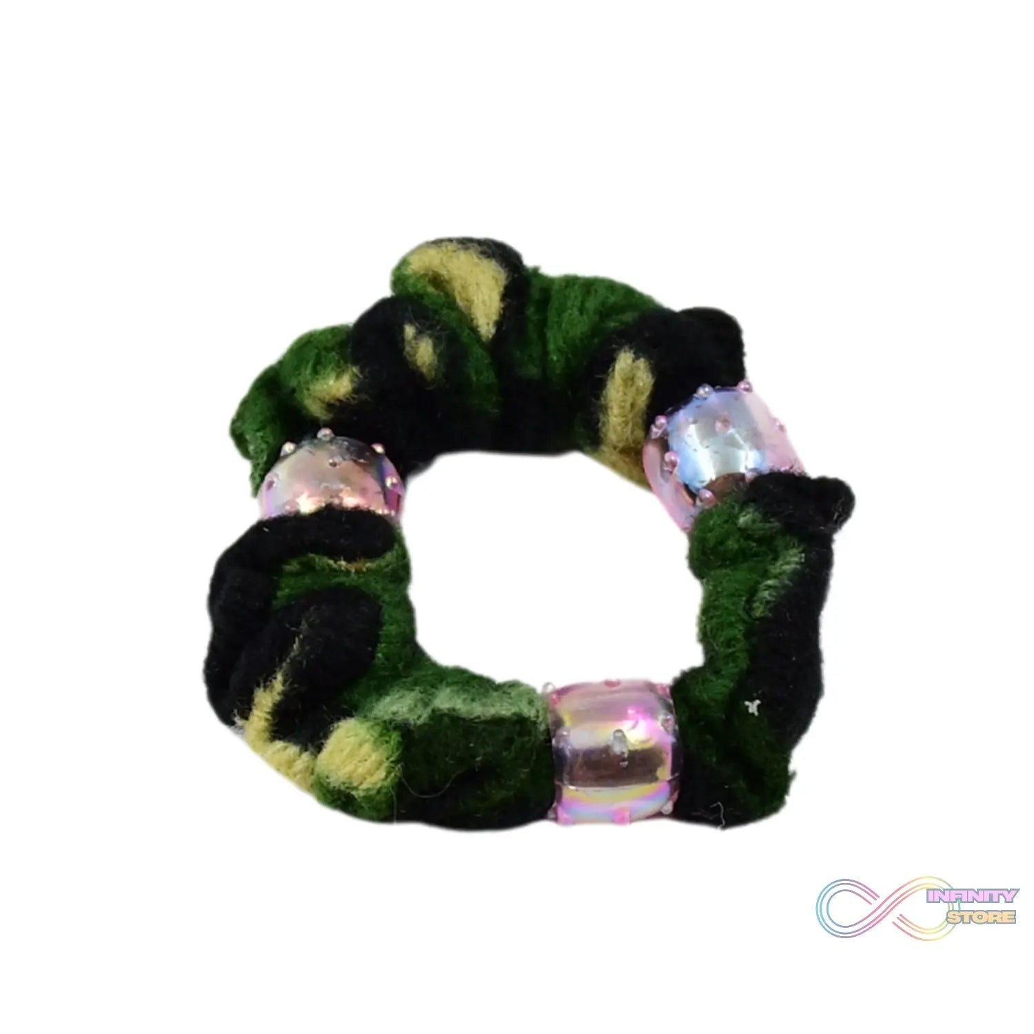 Small Hair Rubber Bands (Pack of 1 / Multicolour / Design) - infinityexculsivestore.com