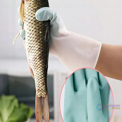 Small Household Cleaning Gloves, Rubber Gloves (2 Pc Set) - infinityexculsivestore.com