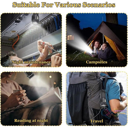 Small LED Torch, 5 Lighting Modes (1 Pc) - infinityexculsivestore.com