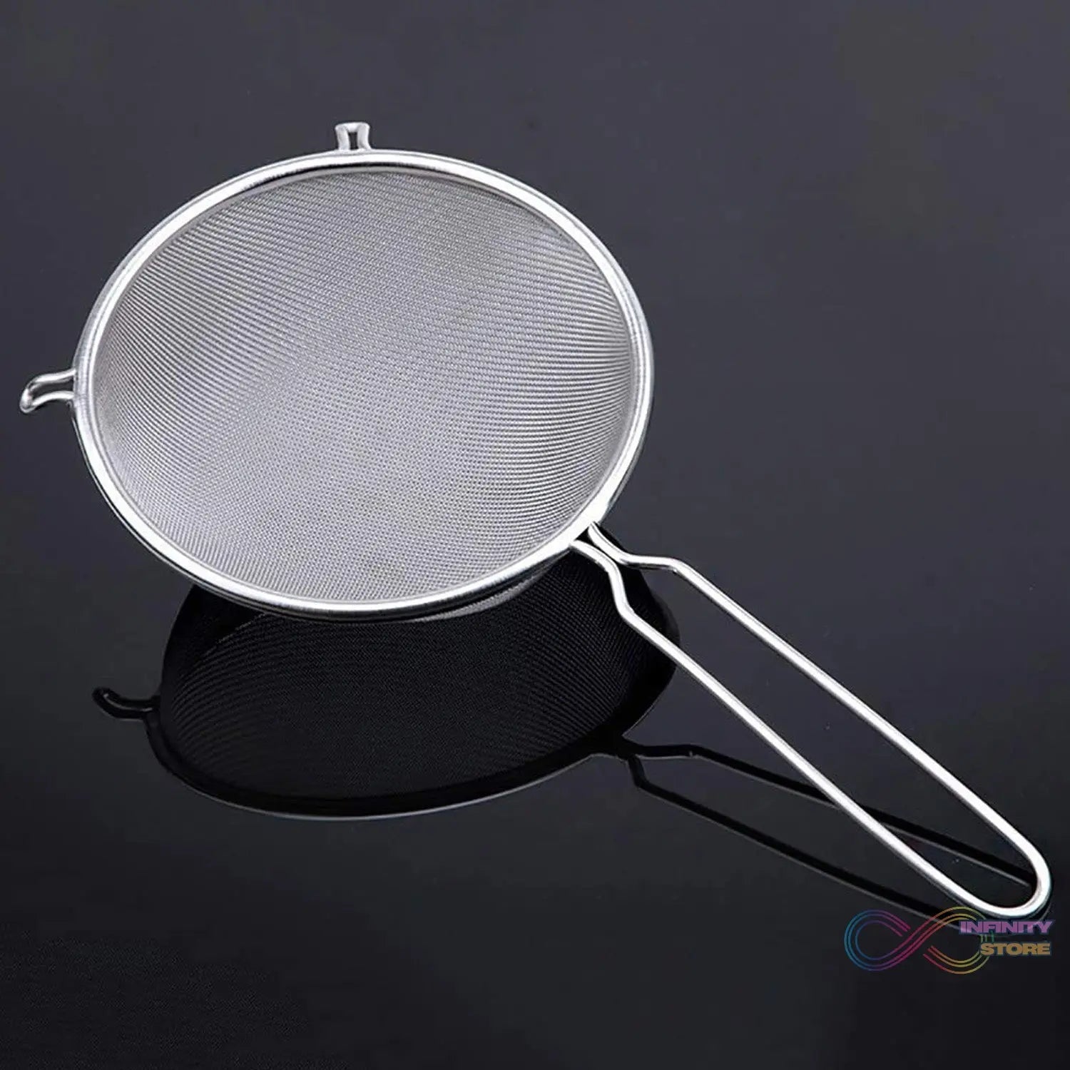 Small Mesh Strainer With Handle Stainless Steel Oil Straine, Mesh Sieve Strainer (1 Pc) - infinityexculsivestore.com