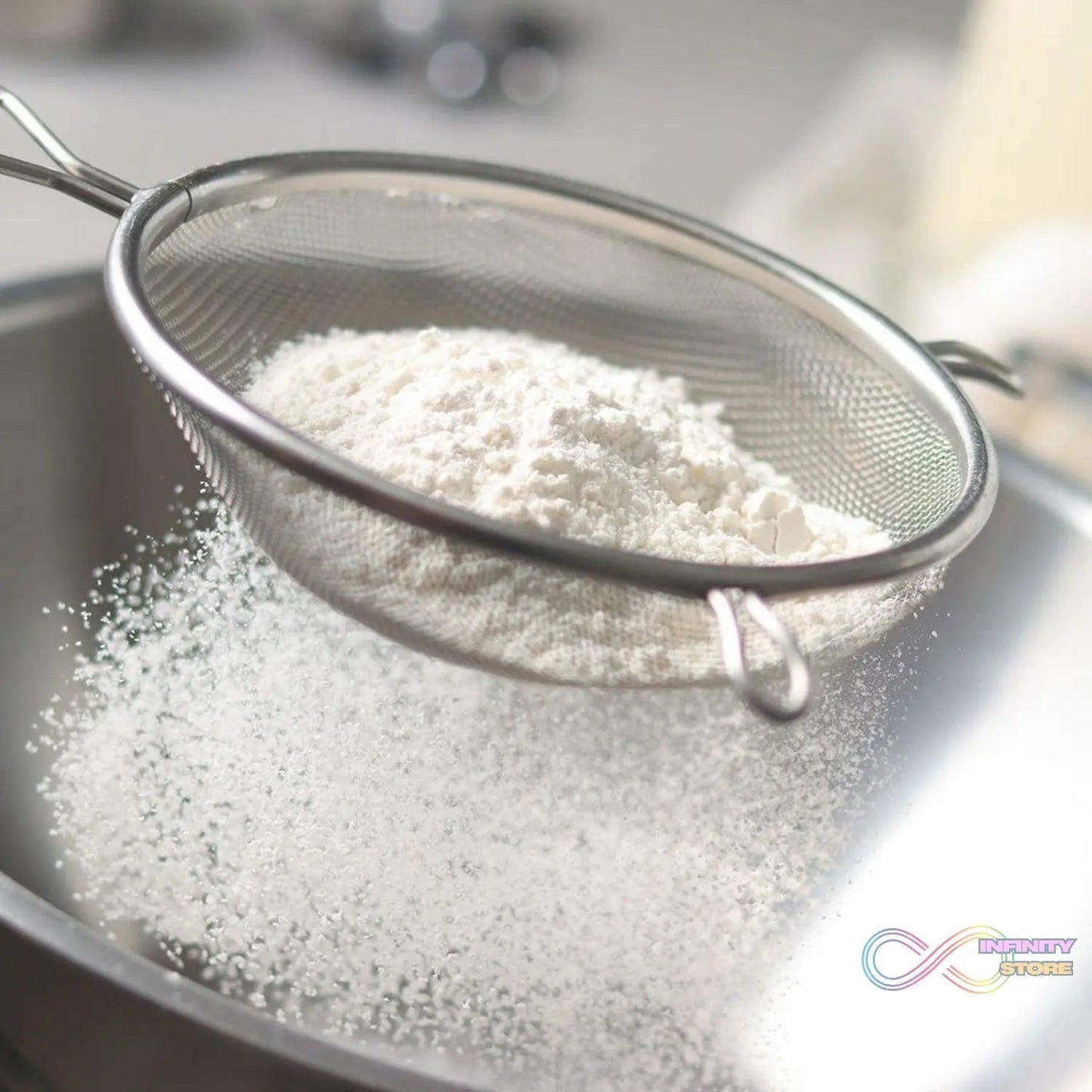 Small Mesh Strainer With Handle Stainless Steel Oil Straine, Mesh Sieve Strainer (1 Pc) - infinityexculsivestore.com