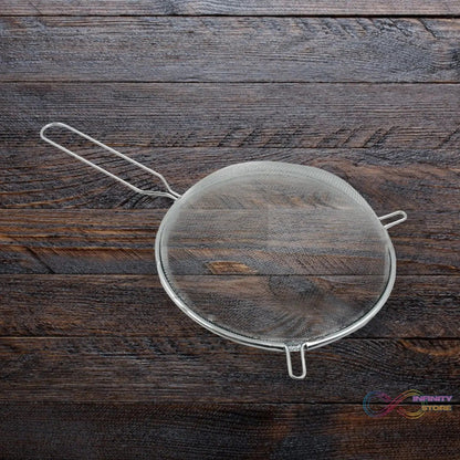 Small Mesh Strainer With Handle Stainless Steel Oil Straine, Mesh Sieve Strainer (1 Pc) - infinityexculsivestore.com