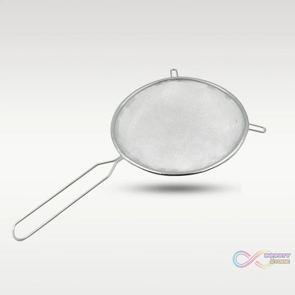 Small Mesh Strainer With Handle Stainless Steel Oil Straine, Mesh Sieve Strainer (1 Pc) - infinityexculsivestore.com