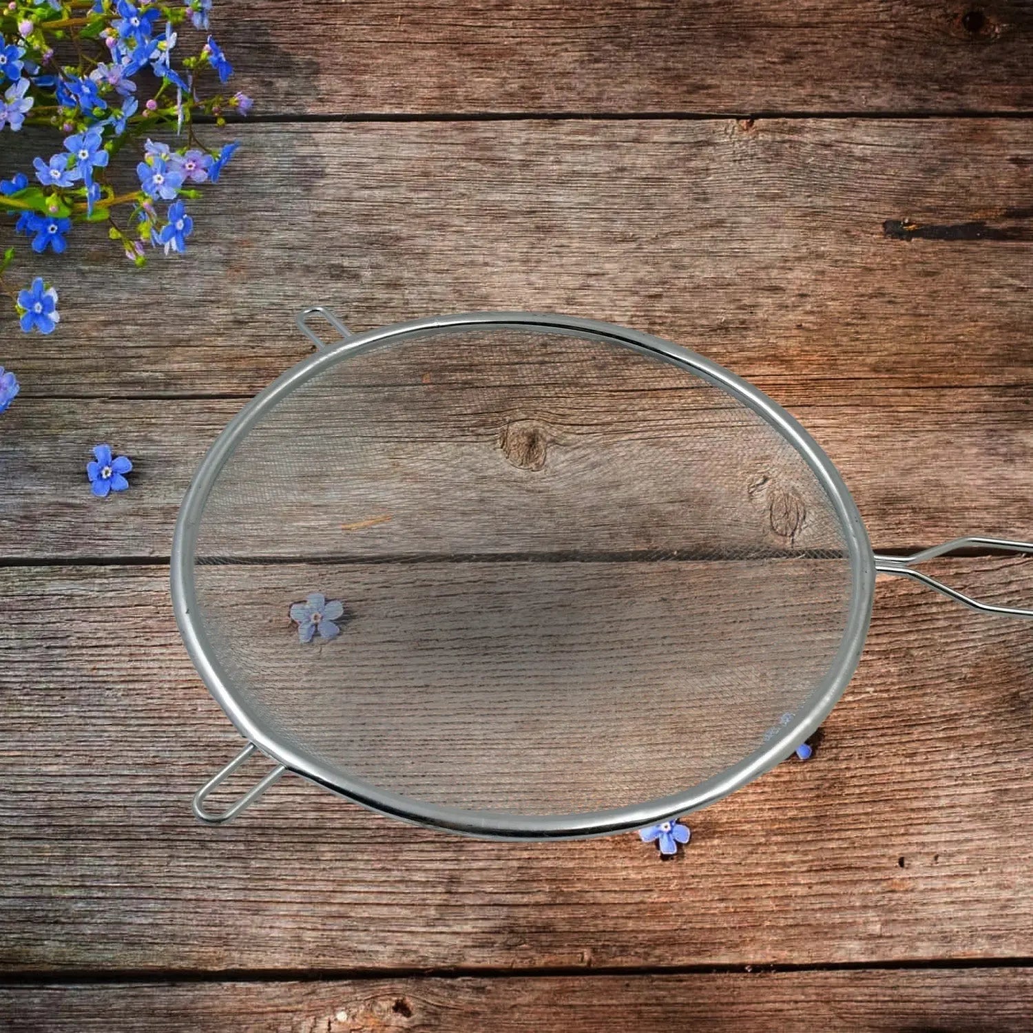 Small Mesh Strainer With Handle Stainless Steel Oil Straine, Mesh Sieve Strainer (1 Pc) - infinityexculsivestore.com