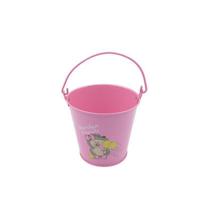 Small Metal Buckets with Handles, Bucket Plant Kids Pot Plant Succulents Metal Flower Bucket Metal Bucket Ice Bucket Metal Succulent Flower Pot Creativity (1 Pc) - infinityexculsivestore.com