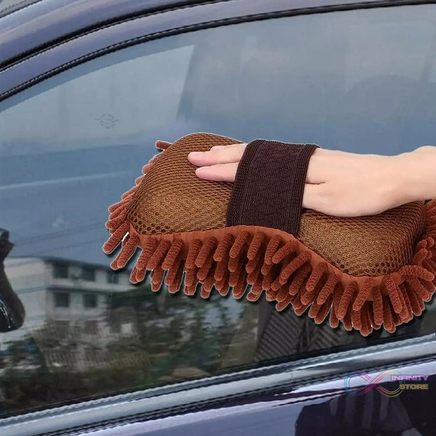 Small Multipurpose Microfiber Duster & Whiteboard Eraser | Washable & Scratch - Free Cleaning Sponge for Classroom, Home, Office & Car - infinityexculsivestore.com