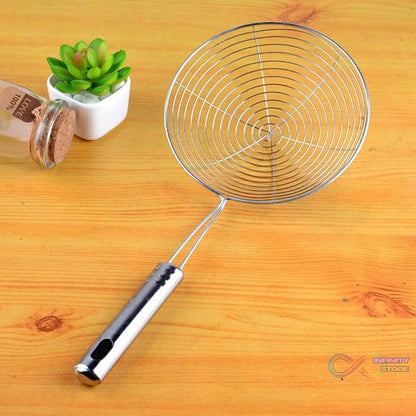 Small oil strainer for frying with fine mesh