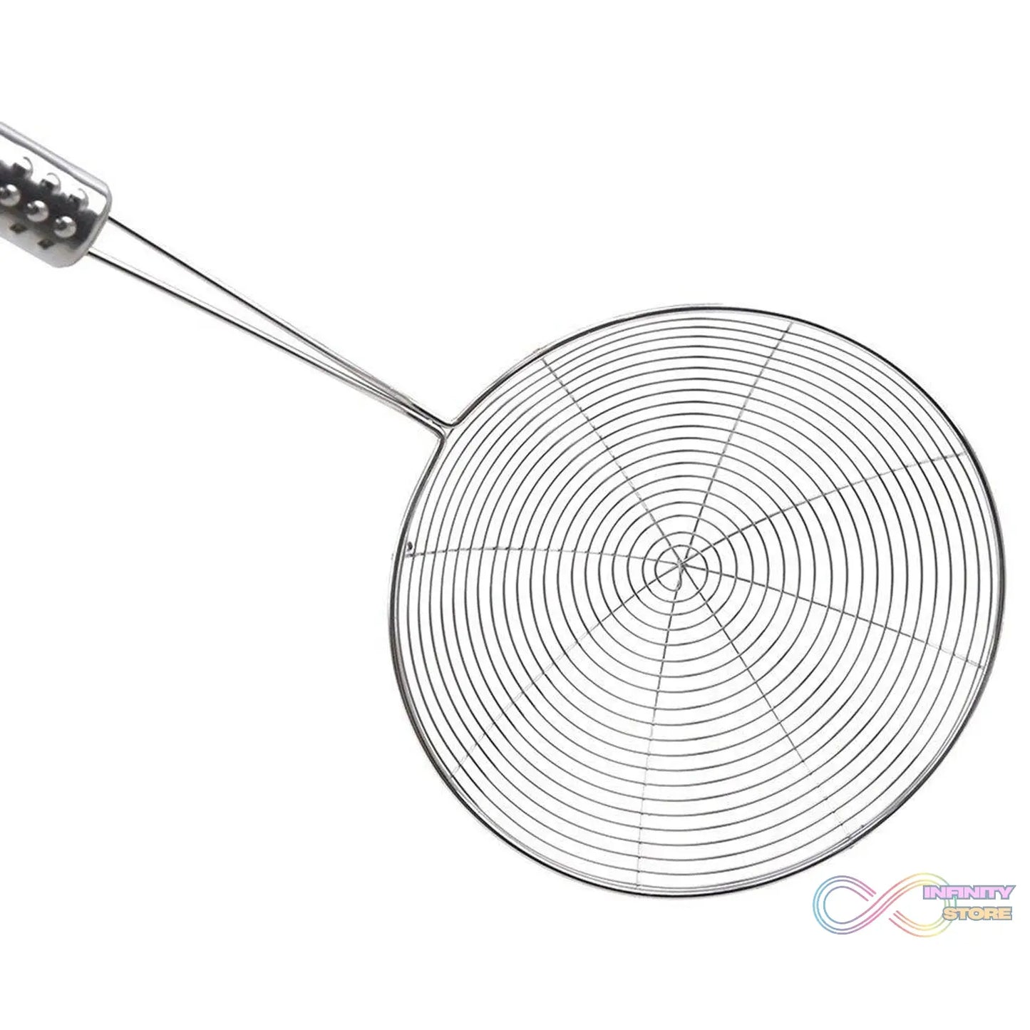 Kitchen strainer for small quantities of hot oil