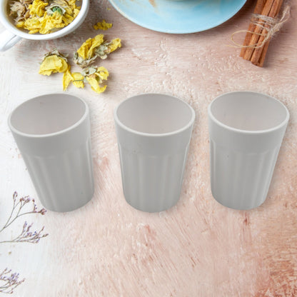 Small Plastic Coffee / Tea Cups Reusable Plastic Cup Mug Lightweight Microwavable Safe Unbreakable Camping Coffee Mugs for Tea Milk Water Juice Tea (3 Pcs Set) - infinityexculsivestore.com