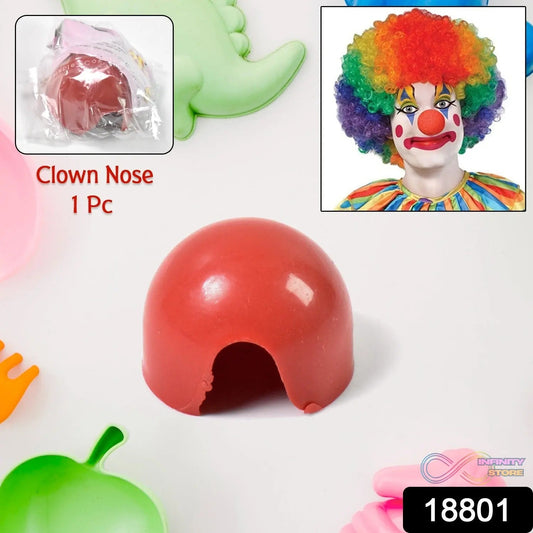 Small Plastic Joker Clown Nose toy (1 Pc / Mix Color & Design) - infinityexculsivestore.com