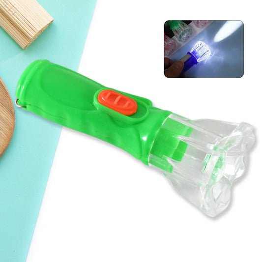Small Plastic Torch for Kids, Plastic LED Flashlight Torch, Beautiful Attractive Good Gift Item, Pocket Torch for Kids (1 Pc) - infinityexculsivestore.com