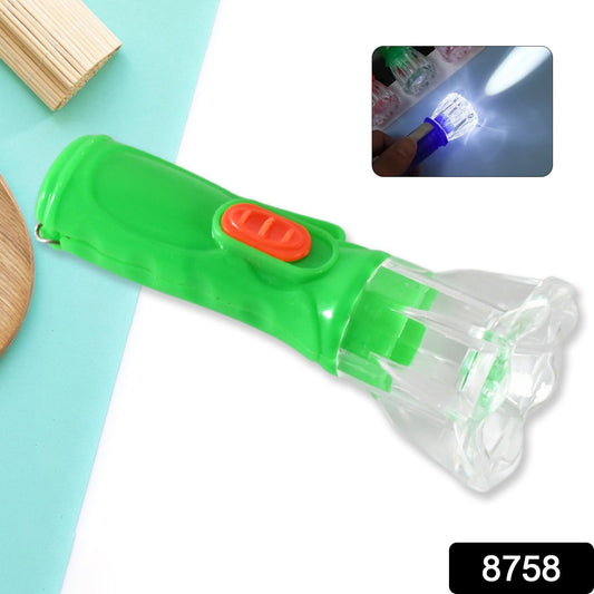 Small Plastic Torch for Kids, Plastic LED Flashlight Torch, Beautiful Attractive Good Gift Item, Pocket Torch for Kids (1 Pc) - infinityexculsivestore.com