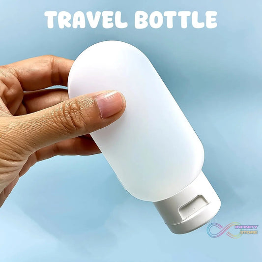 Small Plastic Travel Bottle Set, Travel Shampoo and Conditioner Bottles (1 Pc / 60 ML Approx / Mix Color) - infinityexculsivestore.com