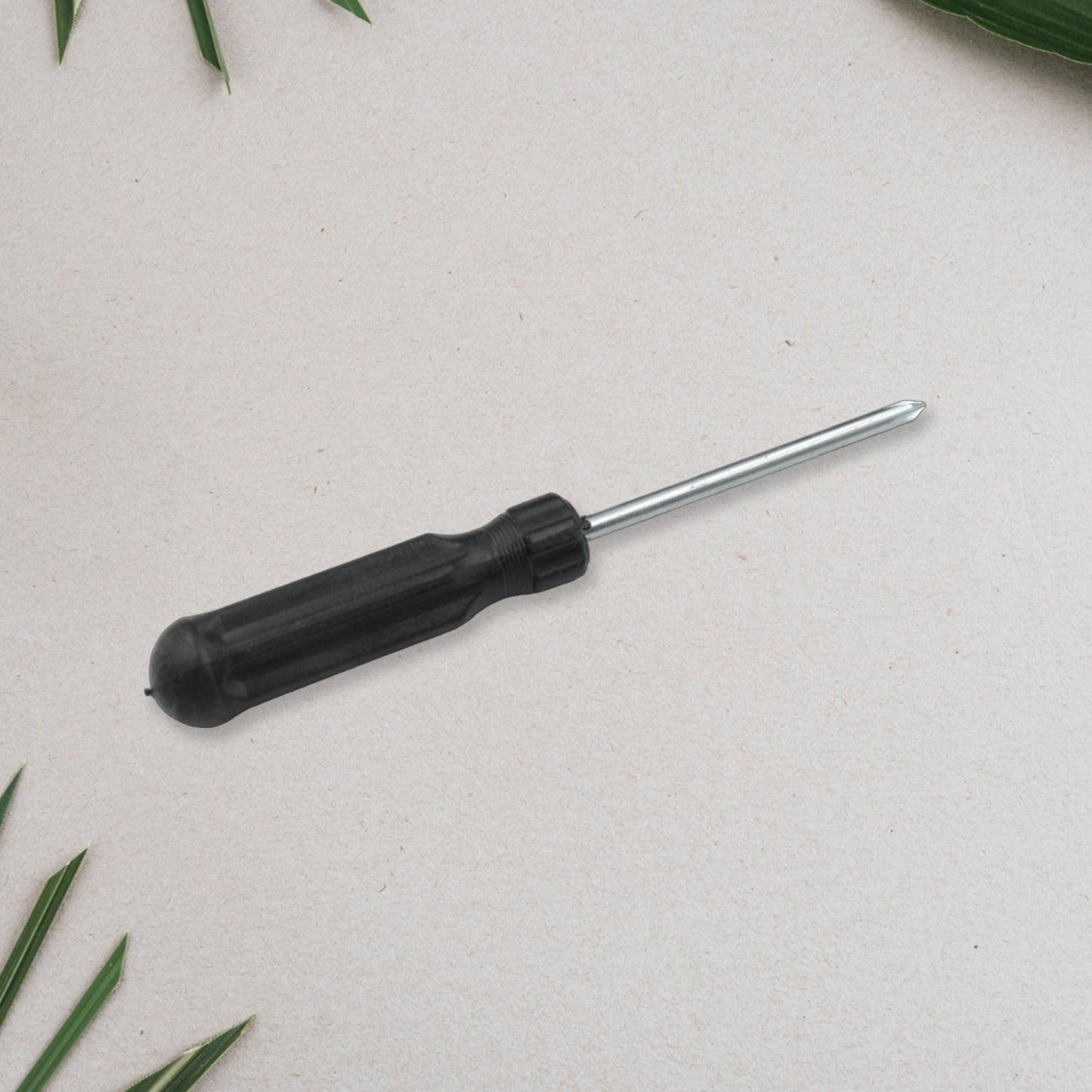Small Pocket Size Slotted Cross Head Flat Magnetic Screwdriver, Small Slotted Screwdriver Flat Head with Black Handle for Small Appliances (1 Pc) - infinityexculsivestore.com