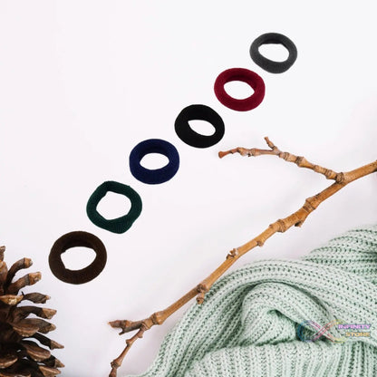 Small Ponytail Holder Bands for Hair Rubber Bands (Pack of 50 / Multicolour) - infinityexculsivestore.com