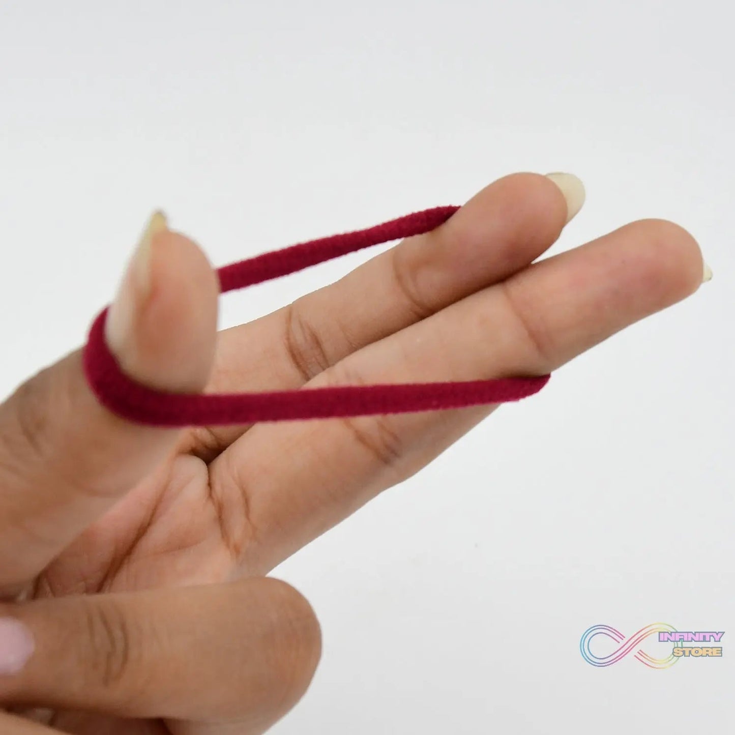 Small Ponytail Holder Bands for Hair Rubber Bands (Pack of 50 / Multicolour) - infinityexculsivestore.com