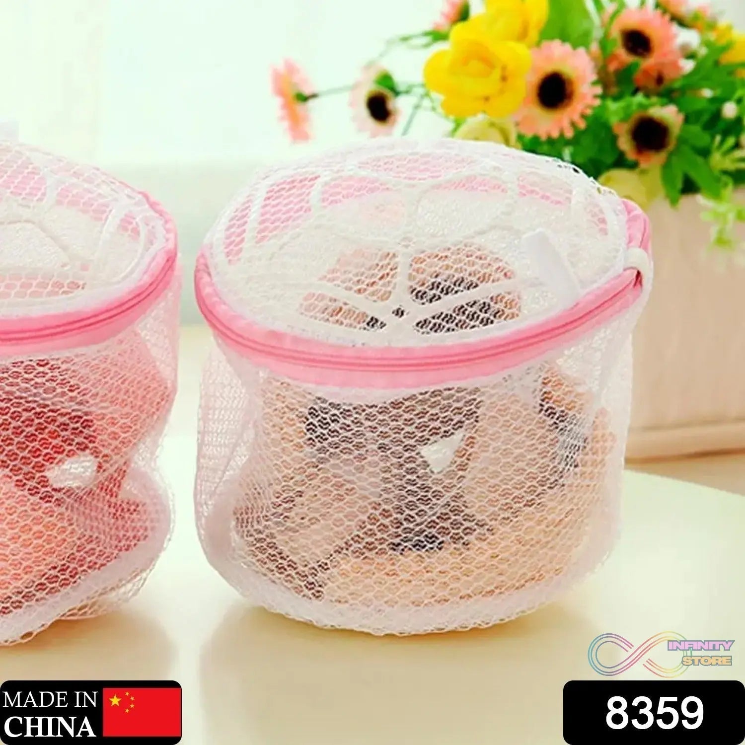 Small Round Laundry Bag (1 Pc): Ideal for Socks & Underwear - infinityexculsivestore.com