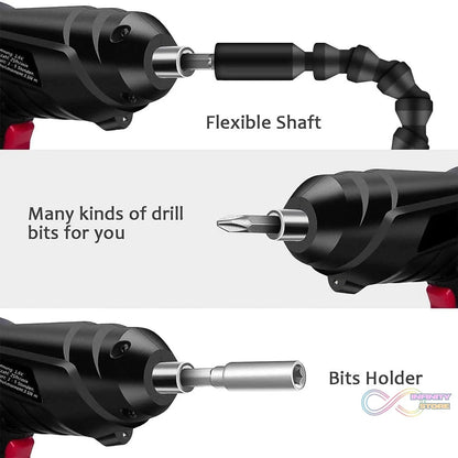 Small Screwdriver with LED Light, Screwdrivers Bit Set (48 Pcs Set) - infinityexculsivestore.com