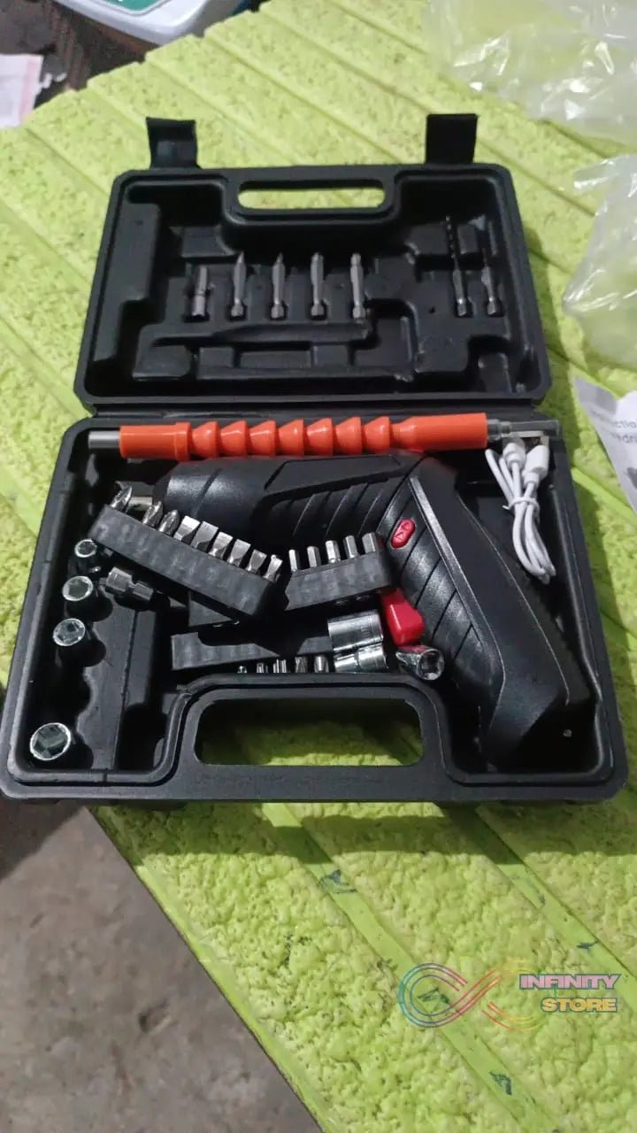 Small Screwdriver with LED Light, Screwdrivers Bit Set (48 Pcs Set) - infinityexculsivestore.com