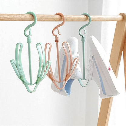 Small Shoes Drying Hanger, Rotatable Shoe Hanging Racks (1pc) - infinityexculsivestore.com