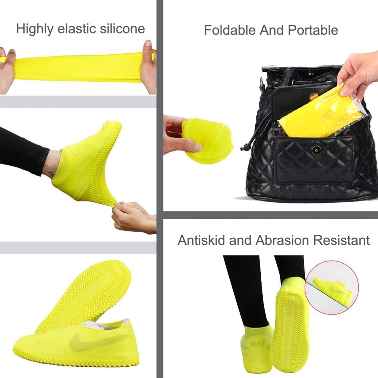 Small Silicone Shoe Covers: Waterproof & Anti - Skid for Rain & Bike - infinityexculsivestore.com