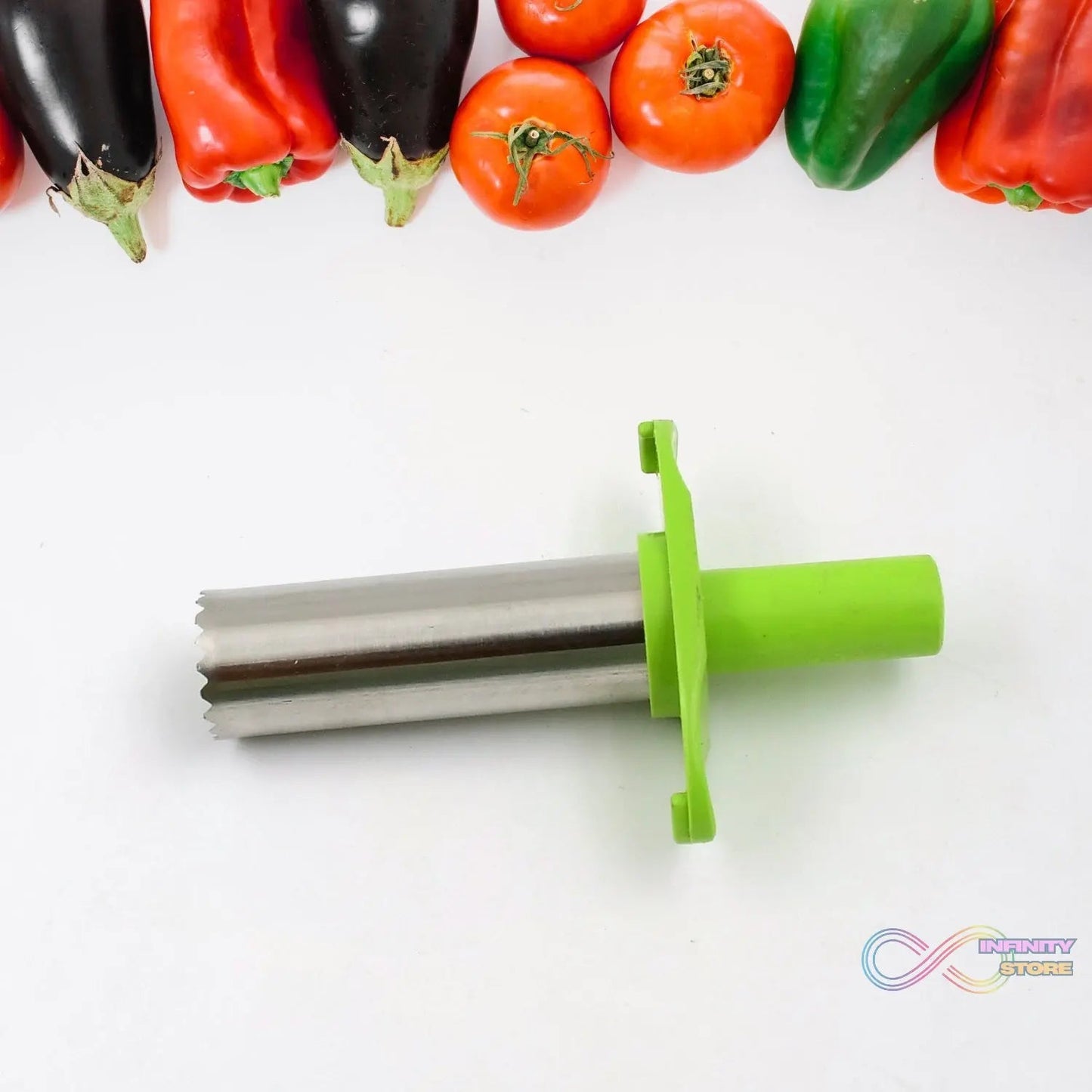 Small Stainless Steel Chili Corer Remover Kitchen Tool (1 Pc) - infinityexculsivestore.com