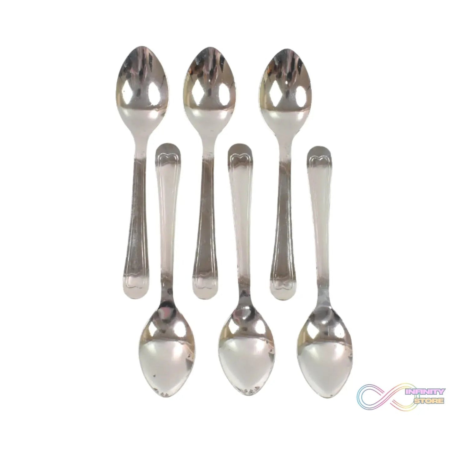 Small Stainless Steel Table Spoons (6 pcs) - infinityexculsivestore.com