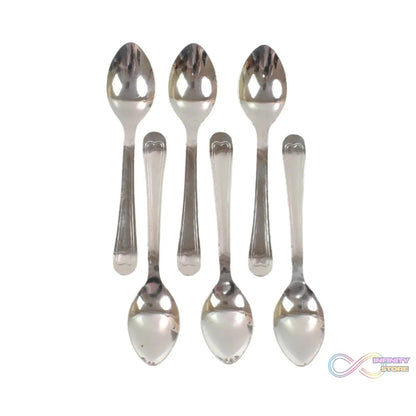 Small Stainless Steel Table Spoons (6 pcs) - infinityexculsivestore.com