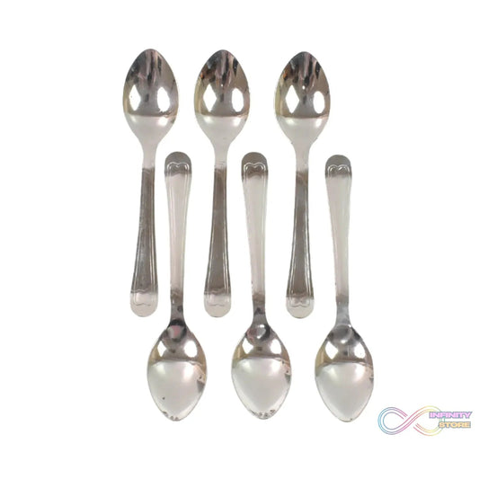 Small Stainless Steel Table Spoons (6 pcs) - infinityexculsivestore.com