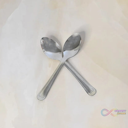 Small Stainless Steel Table Spoons (6 pcs) - infinityexculsivestore.com
