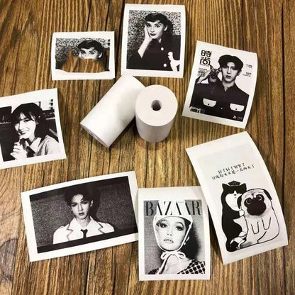 Small Thermal Printer Paper, Printing Paper Roll Aging Resistant Fast Color Rendering Portable Clear Printing for Travel (1 Pc / Printing Paper Roll ) - infinityexculsivestore.com