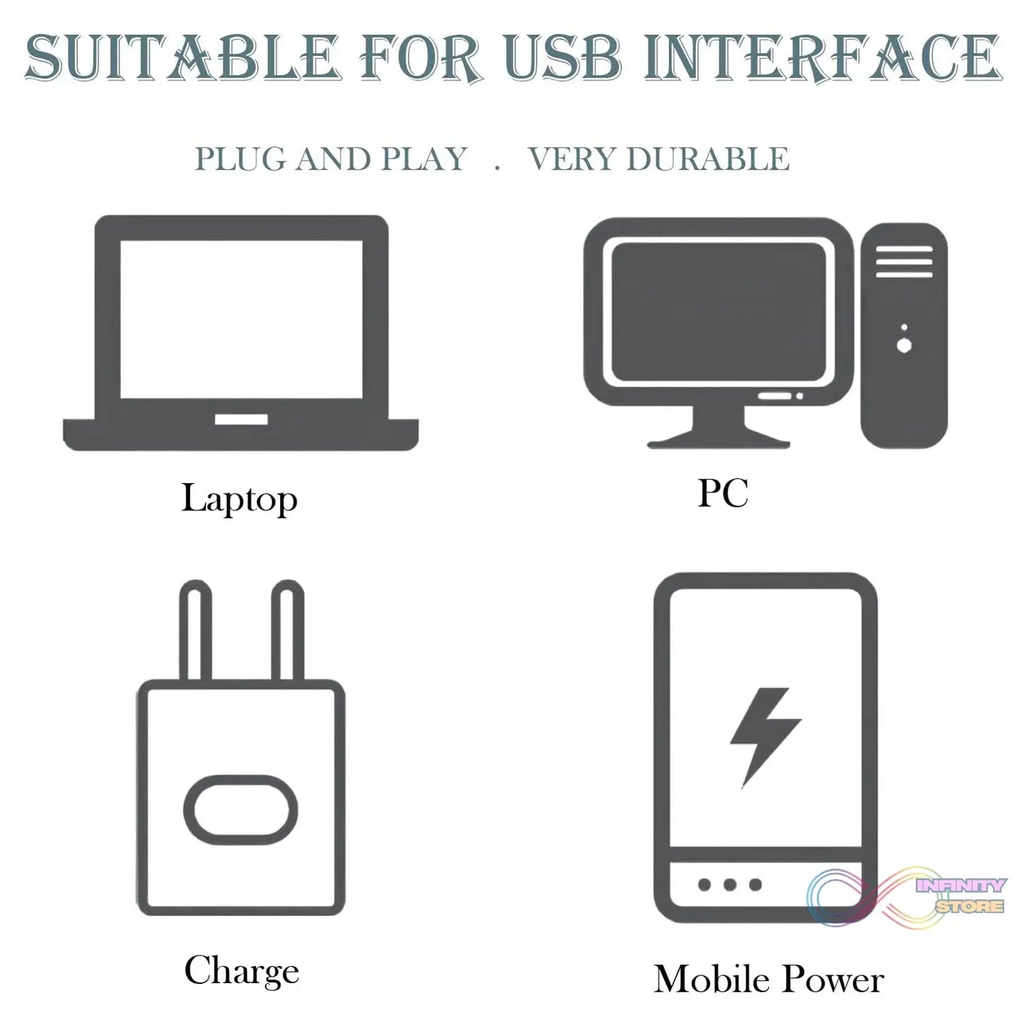 Compact USB light for home use