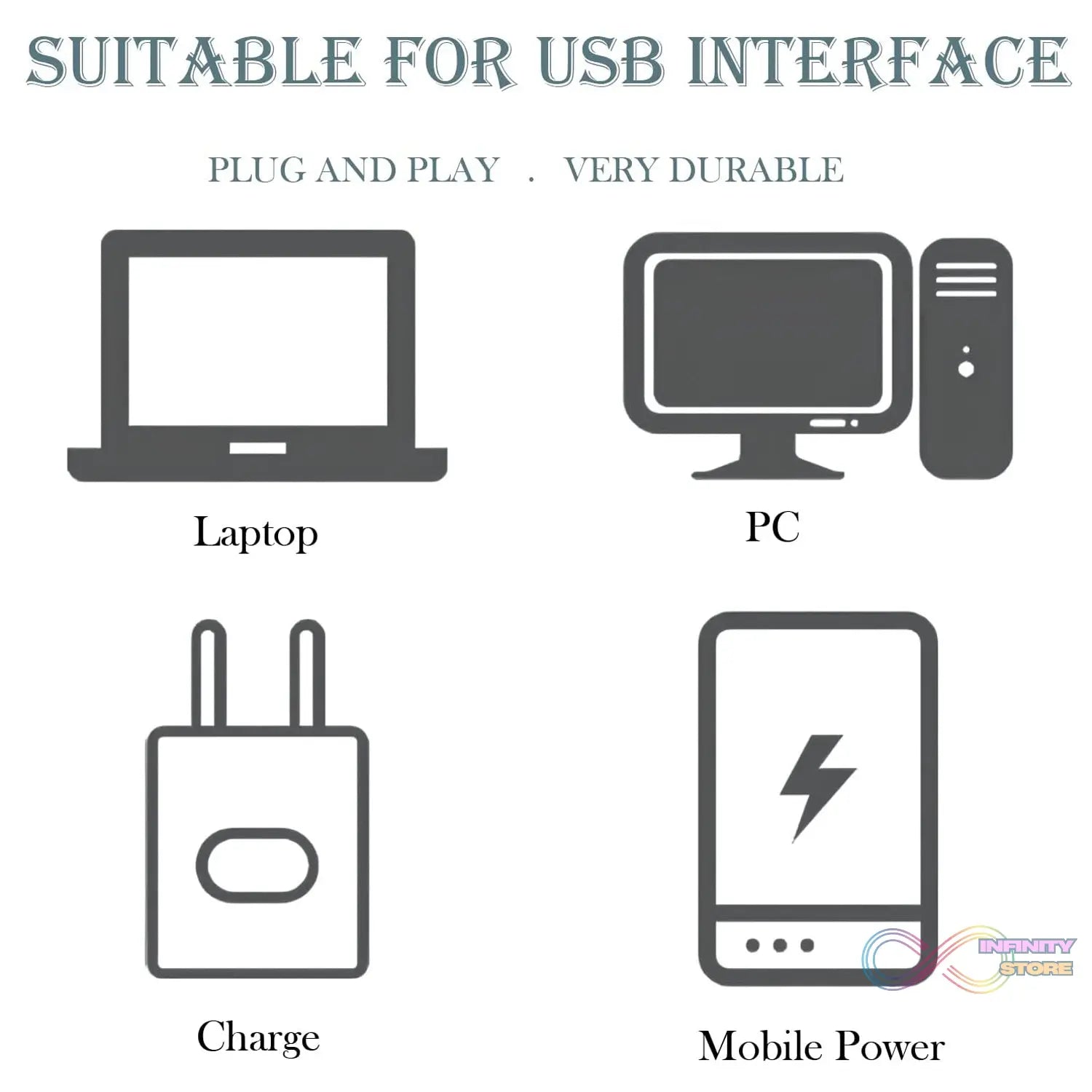 Compact USB light for home use