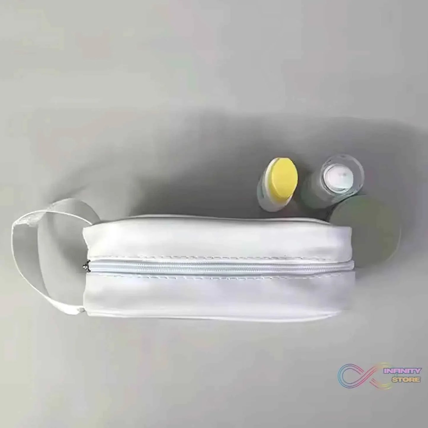 Small Zippered Cosmetic Pouch, Toiletry Bag for Cosmetics (1 Pc) - infinityexculsivestore.com