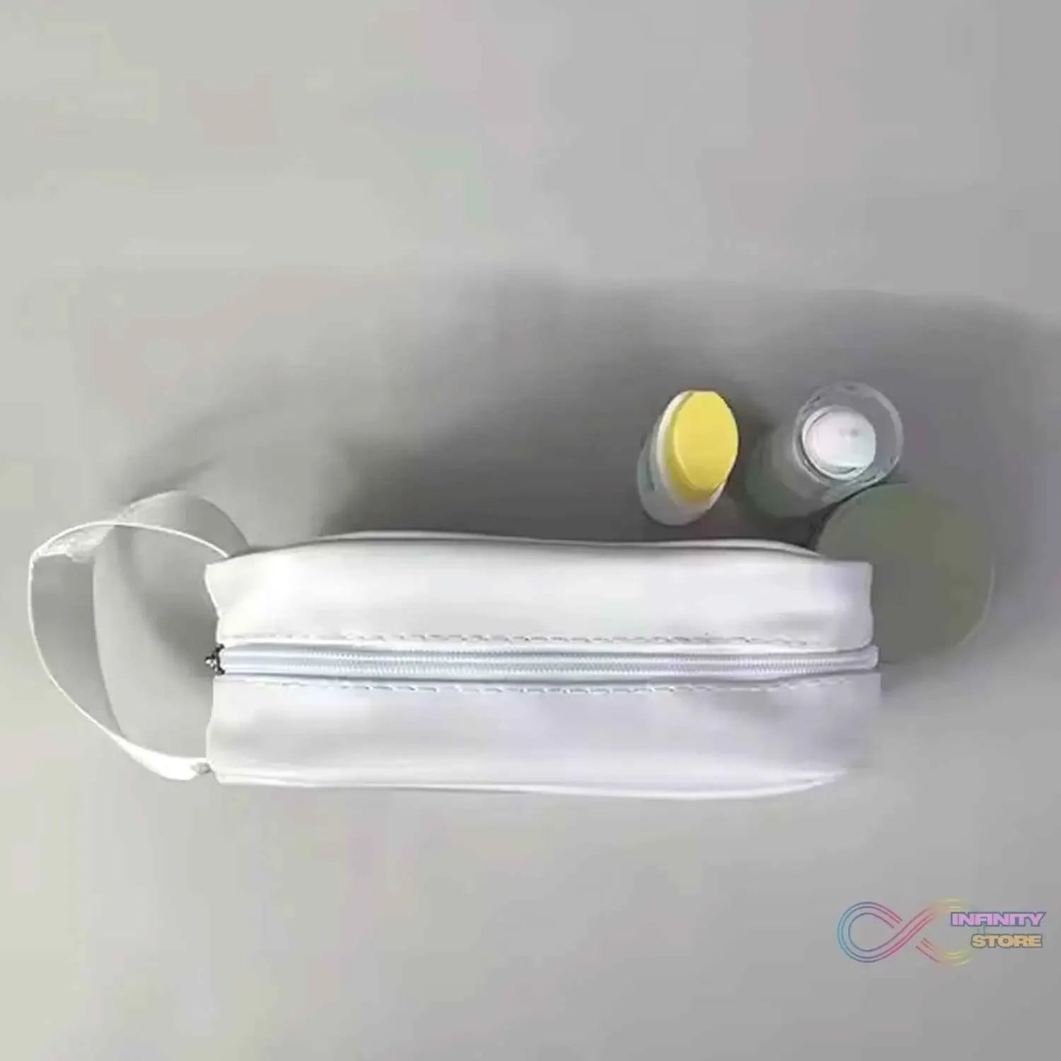 Small Zippered Cosmetic Pouch, Toiletry Bag for Cosmetics (1 Pc) - infinityexculsivestore.com
