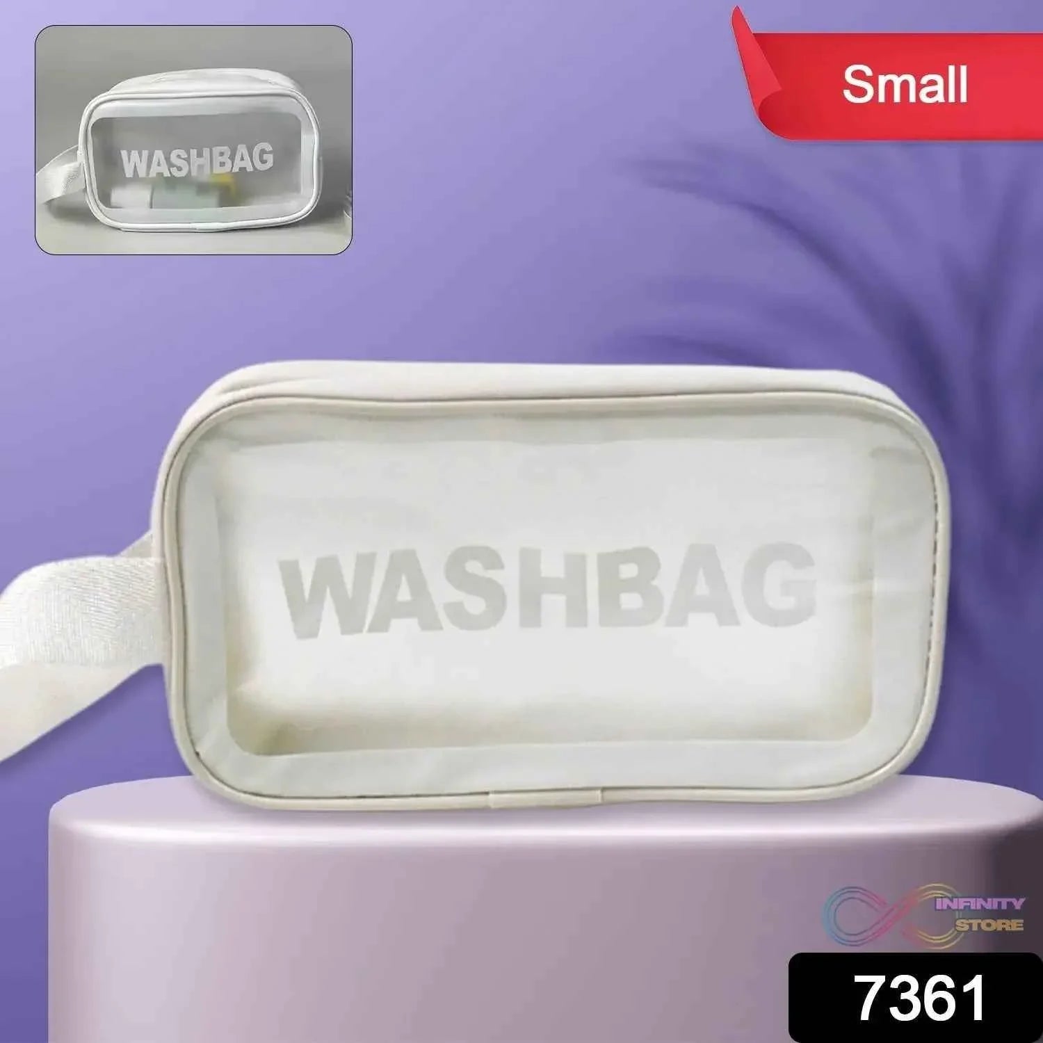 Small Zippered Cosmetic Pouch, Toiletry Bag for Cosmetics (1 Pc) - infinityexculsivestore.com