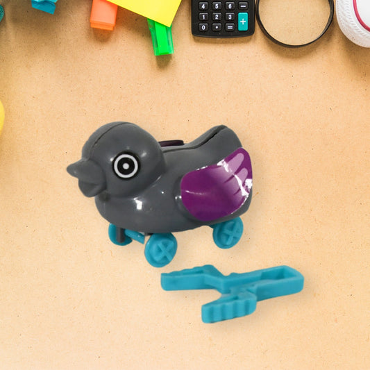 Small push back duck toy, Ejectable spring tail duck, Small DIY duck Toy - infinityexculsivestore.com