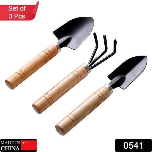 Small sized Hand Cultivator, Small Trowel, Garden Fork (Set of 3) - infinityexculsivestore.com