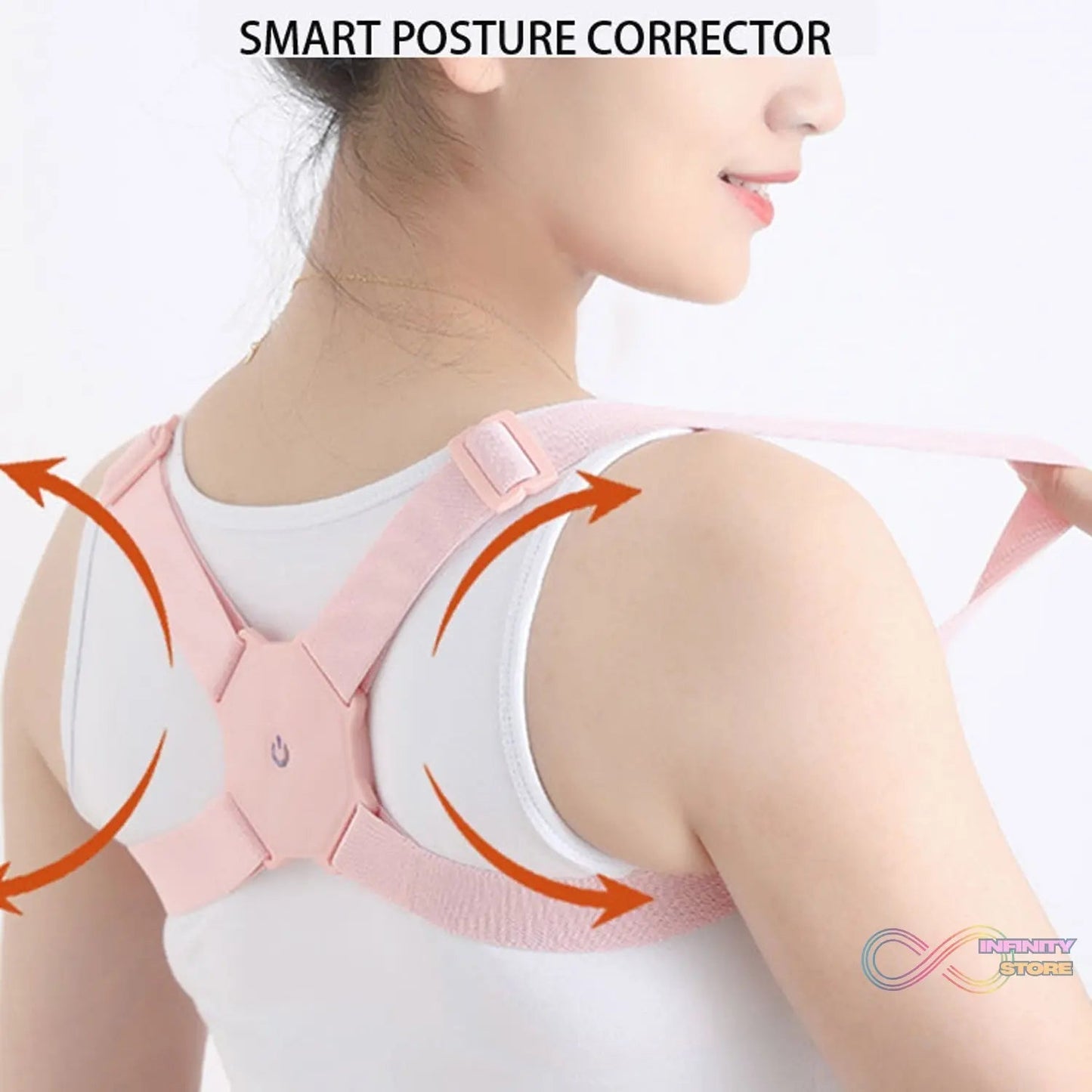 Smart Back Posture Corrector (Vibration Reminder): Improves Posture, Shoulder Support (Unisex) - infinityexculsivestore.com