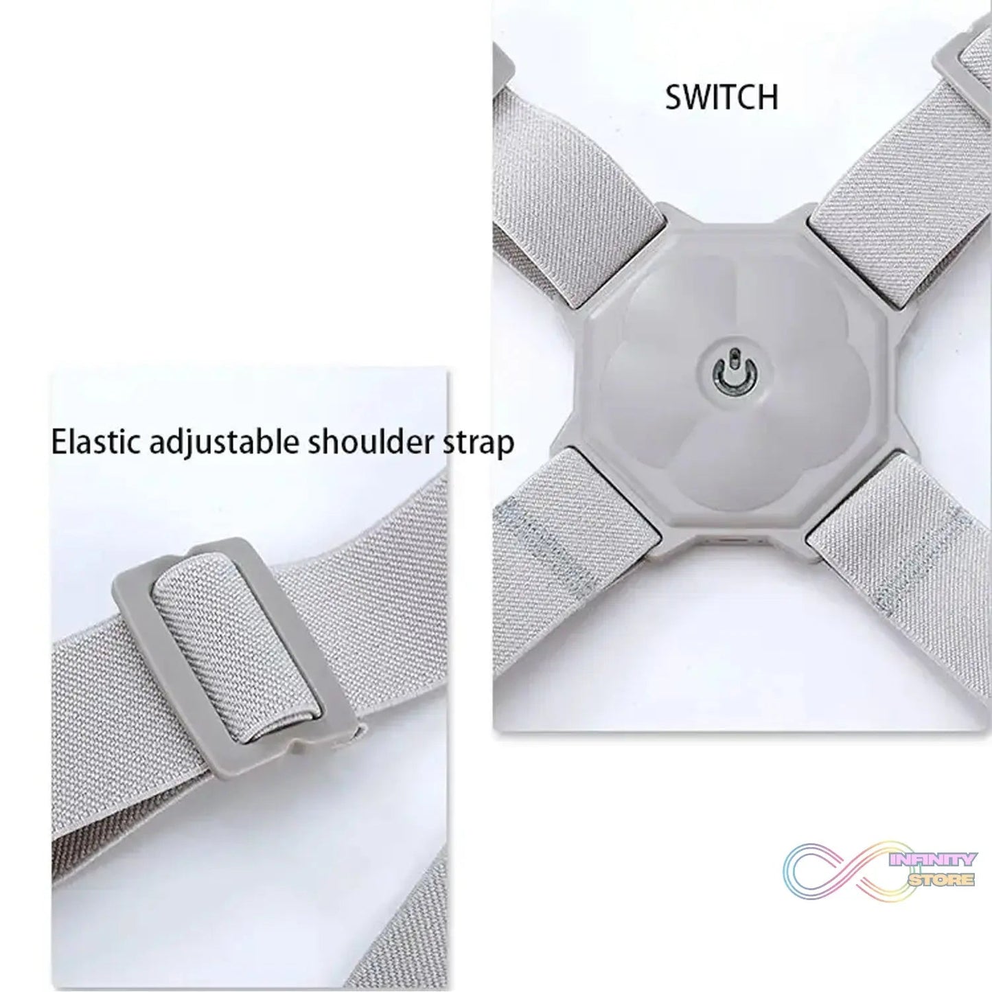 Smart Back Posture Corrector (Vibration Reminder): Improves Posture, Shoulder Support (Unisex) - infinityexculsivestore.com