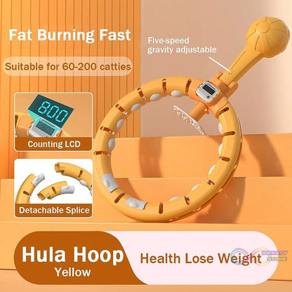 Smart Fitness Hula Hoops with Spinning Ball and Intelligent Counter (1 Pc / Loose) - infinityexculsivestore.com