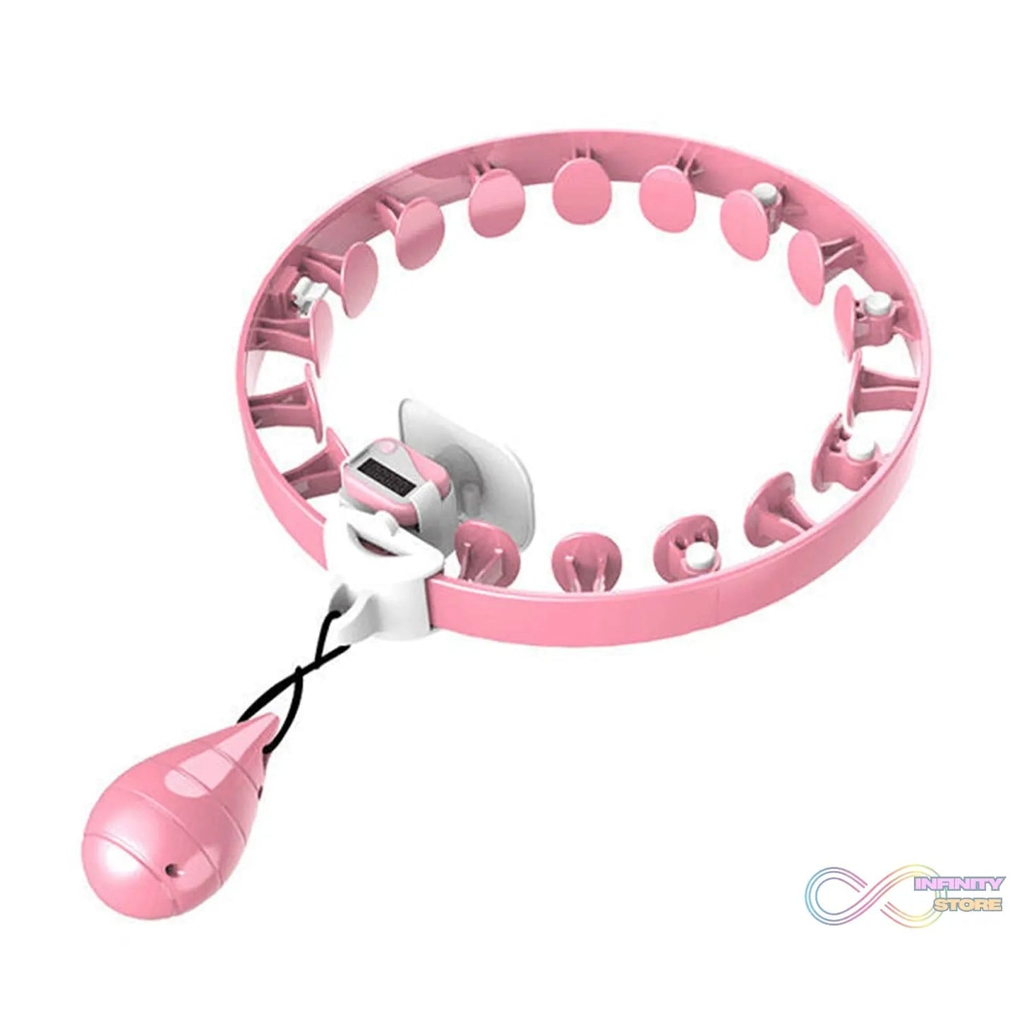 Smart Fitness Hula Hoops with Spinning Ball and Intelligent Counter (1 Pc / Mix Design / Loose) - infinityexculsivestore.com