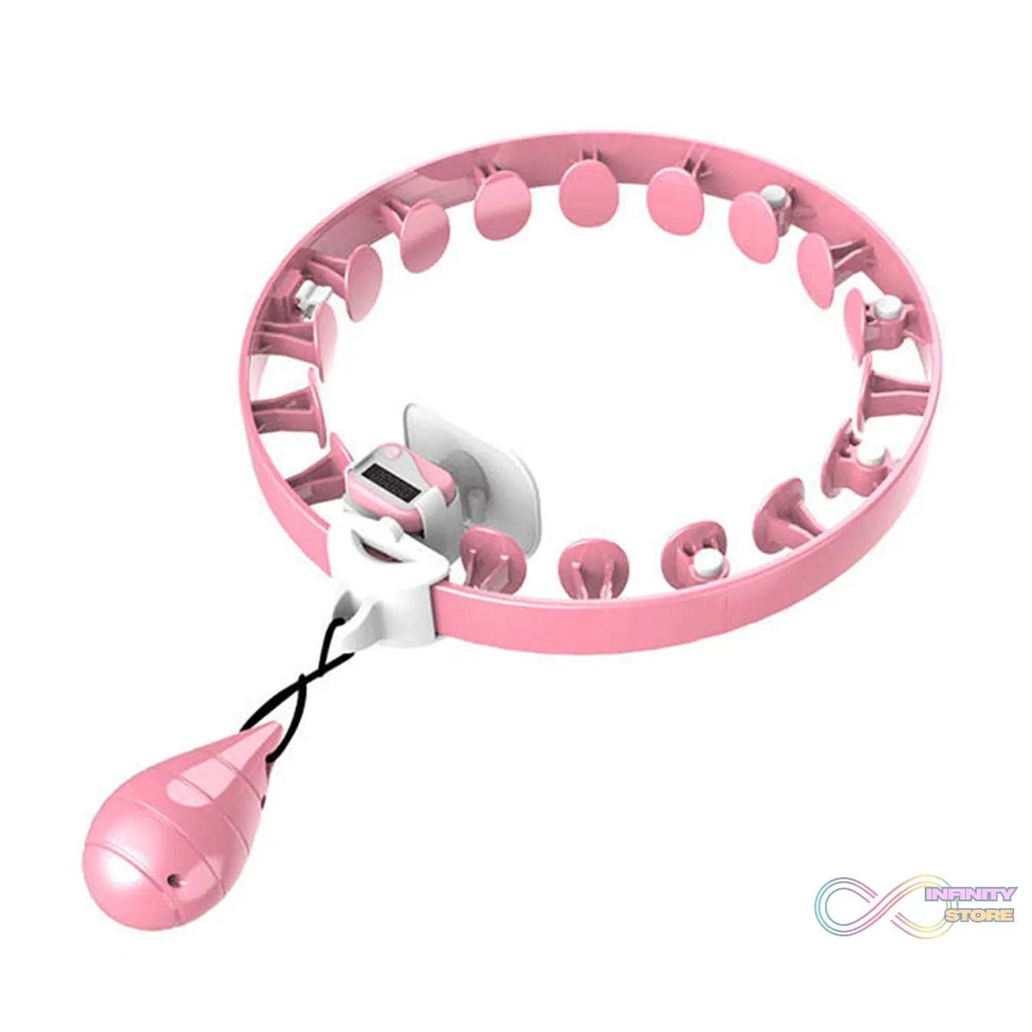 Smart Fitness Hula Hoops with Spinning Ball and Intelligent Counter (1 Pc / Mix Design / Loose) - infinityexculsivestore.com