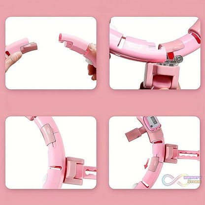 Smart Fitness Hula Hoops with Spinning Ball and Intelligent Counter (1 Pc/ With Brown Box) - infinityexculsivestore.com